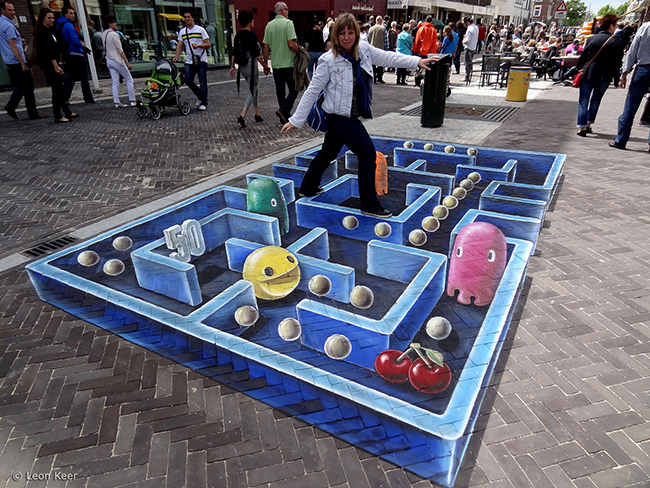 3d-street-art-pacman