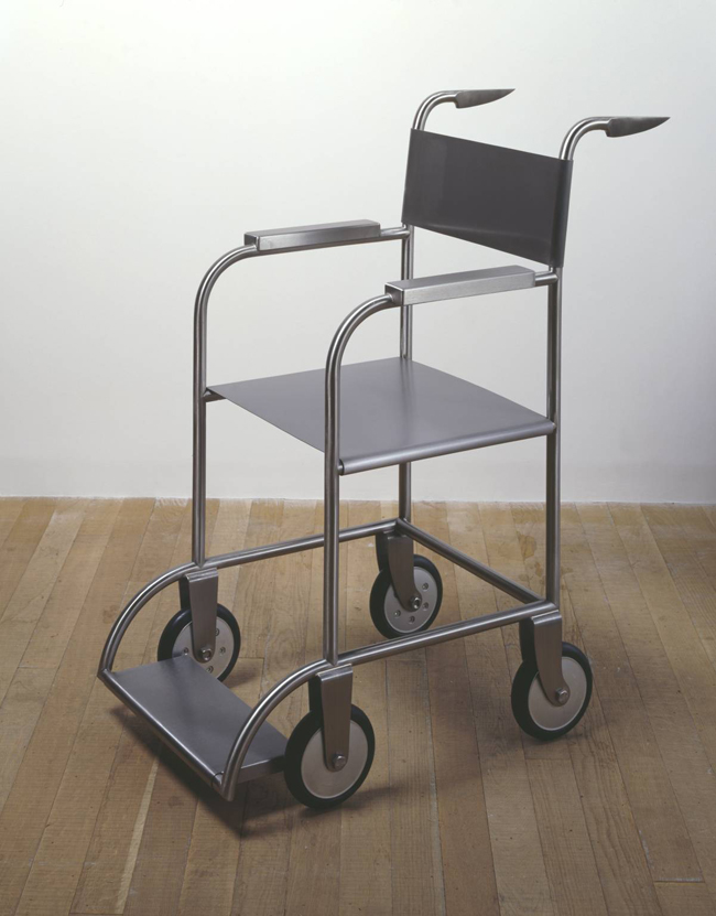 Untitled (Wheelchair) 1998 by Mona Hatoum born 1952