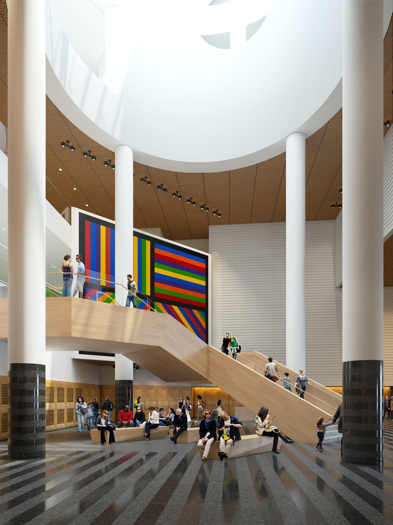 3D rendering by steelblue for SFMOMA