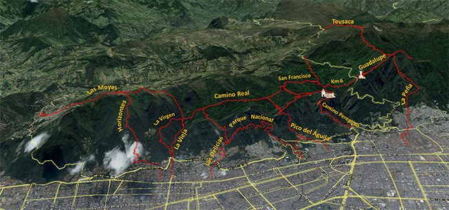 cerros de Bogotá exclama 3d