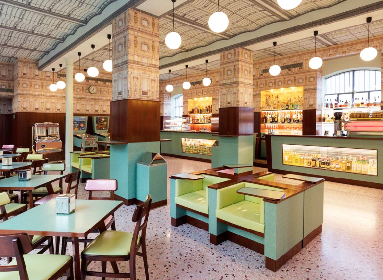 wes anderson bar fondazione prada - exclama